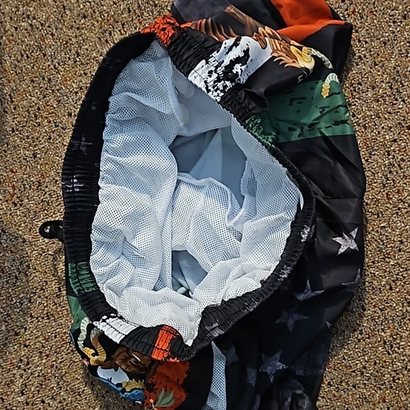 NEW! MEXICAN/AMERICAN FLAG Board Shorts w/ Pockets!! - Picture 6 of 9